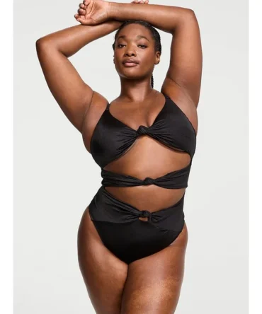 Knotted One-Piece Swimsuit