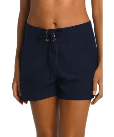 Lace-Up Board Shorts