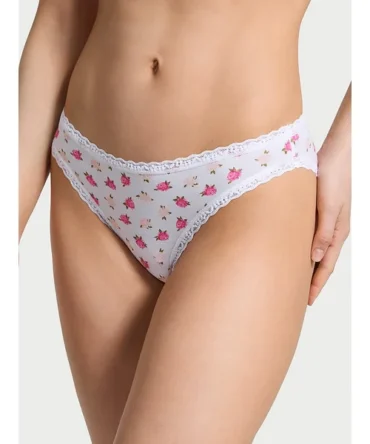 Lace-Waist Bikini Panty