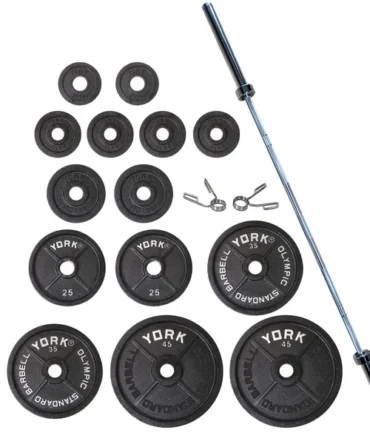Legacy Cast Iron Precision Milled Olympic Plate Set (300lb)