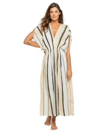 Leila Plunge Maxi Dress