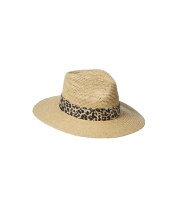 Leopard Panama Hat