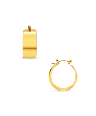 Lia Wide Hoop Earring