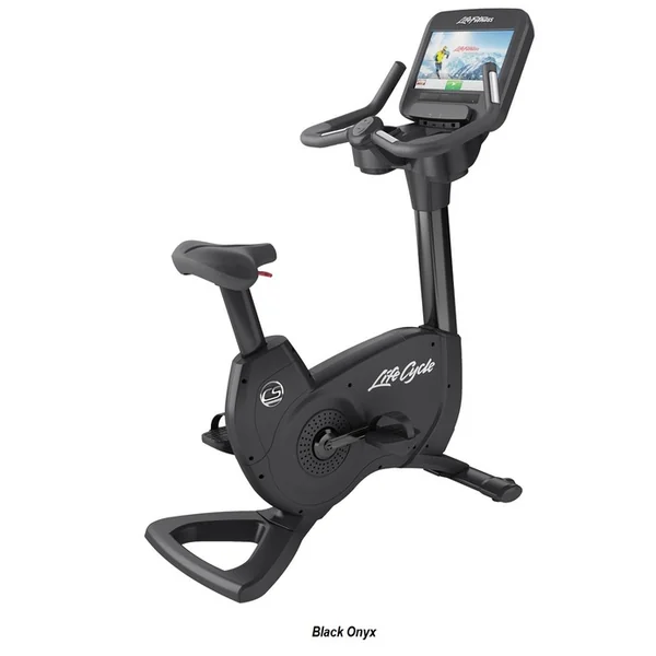Life Fitness Platinum Club Series Upright Bike with Discover SE3 HD Console