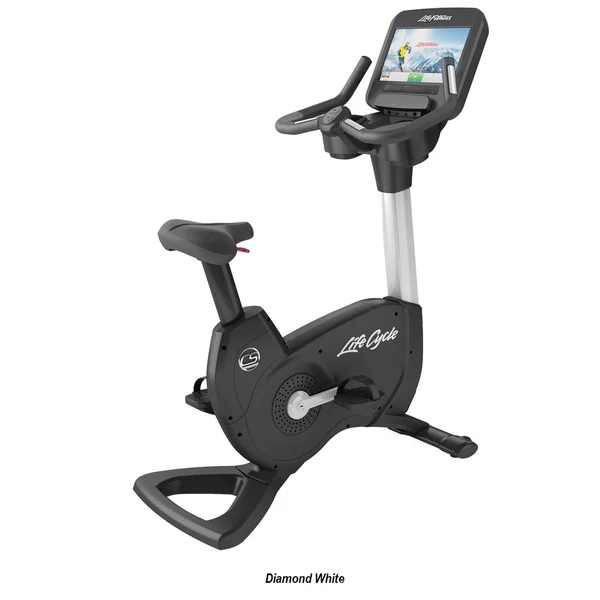 Life Fitness Platinum Club Series Upright Bike with Discover SE3 HD Console