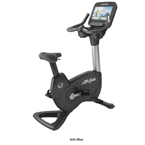 Life Fitness Platinum Club Series Upright Bike with Discover SE3 HD Console
