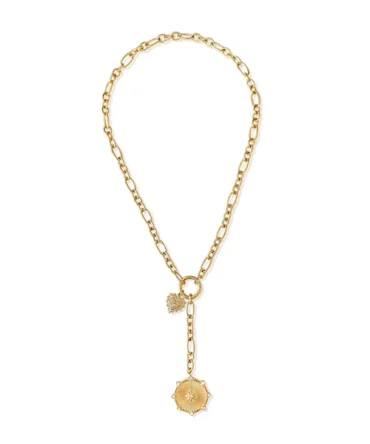 Linden Toggle Medallion Necklace