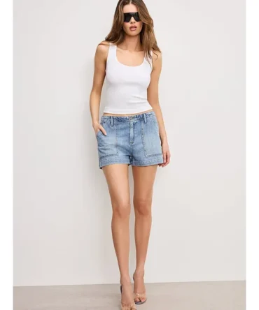 Lite Linen Denim Shorts