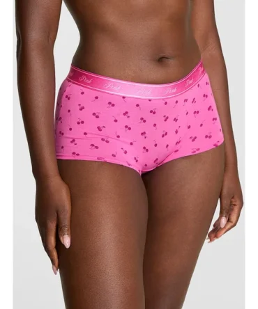 Logo Cotton Boyshort Panty