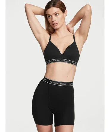 Logo Cotton High-Waist Boxer Brief