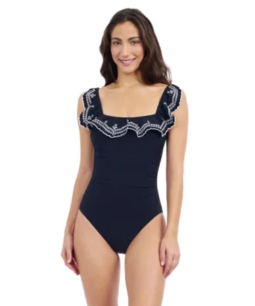 Lola Lazer Ruffle One Piece