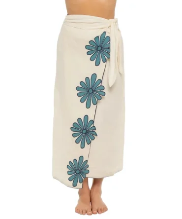 Loren Linen Wrap Skirt