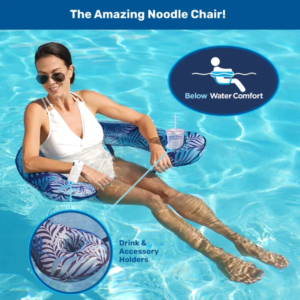 Luxury Noodle Chair | Inflatable Pool Noodle Chair & Float