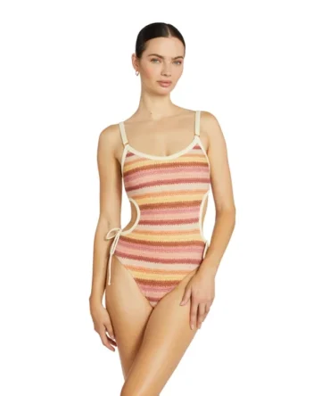 Lyra Striped One Piece Swimsuit
