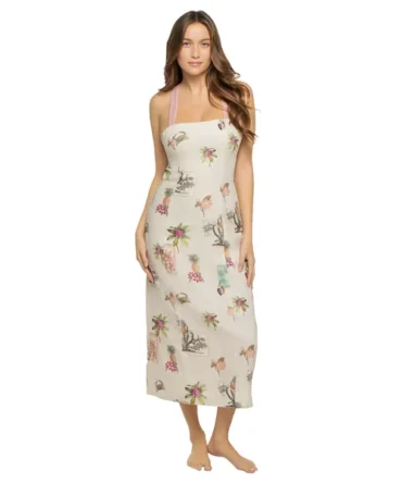 Lyra Tie Back Midi Dress