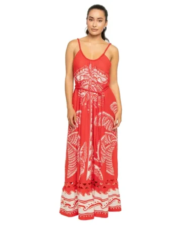 Majestic Coconut Maxi Dress