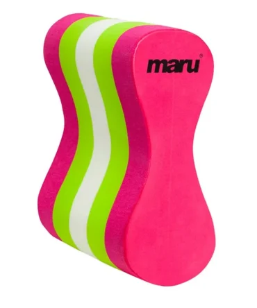 Maru Pull Buoy - Pink/Green/White