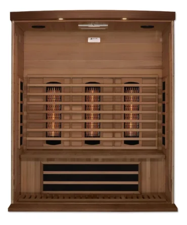 Maxxus 3 Person Full Spectrum Infrared Sauna – Canadian Red Cedar