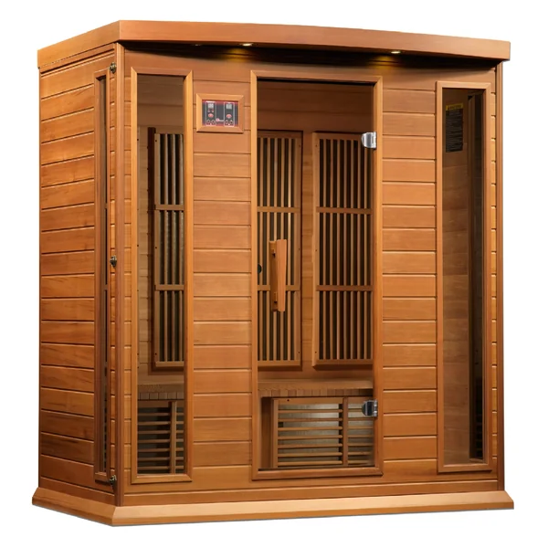 Maxxus “Chaumont Edition” 4 Person Near Zero EMF FAR Infrared Sauna – Canadian Red Cedar