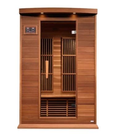 Maxxus “Cholet Edition” 2 Person Near Zero EMF FAR Infrared Sauna – Canadian Red Cedar
