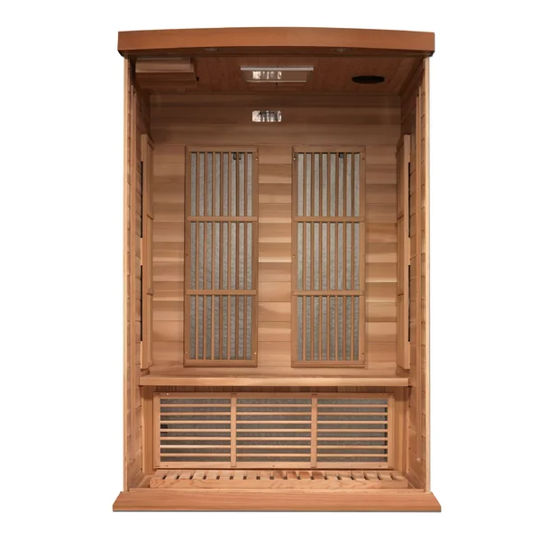 Maxxus “Cholet Edition” 2 Person Near Zero EMF FAR Infrared Sauna – Canadian Red Cedar