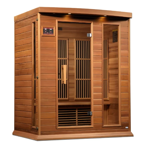 Maxxus “Montilemar Edition” 3 Person Near Zero EMF FAR Infrared Sauna – Canadian Red Cedar