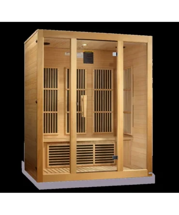 Maxxus Saunas – Bellevue 3 Person Low EMF FAR Infrared Sauna