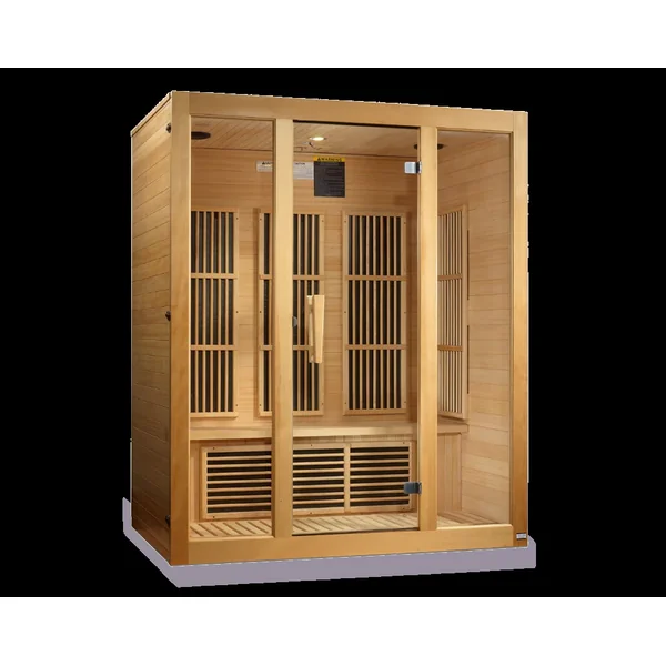 Maxxus Saunas – Bellevue 3 Person Low EMF FAR Infrared Sauna