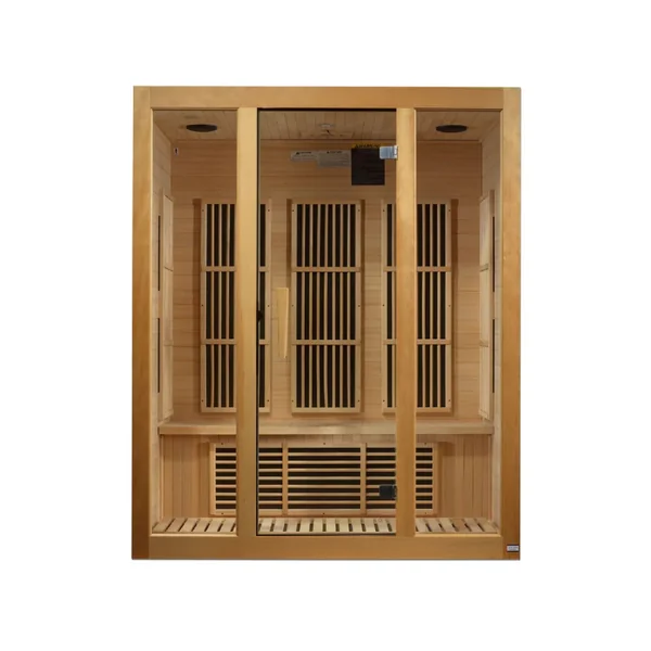 Maxxus Saunas – Bellevue 3 Person Low EMF FAR Infrared Sauna