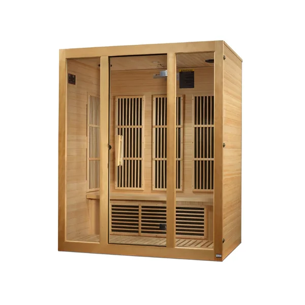 Maxxus Saunas – Bellevue 3 Person Low EMF FAR Infrared Sauna