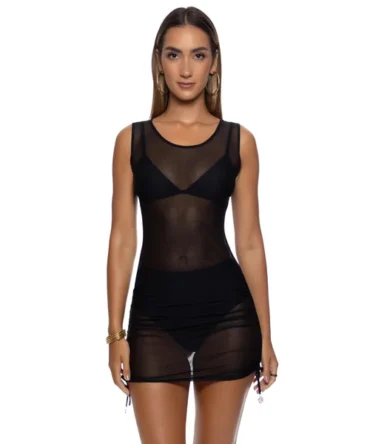 Mesh Mini Dress