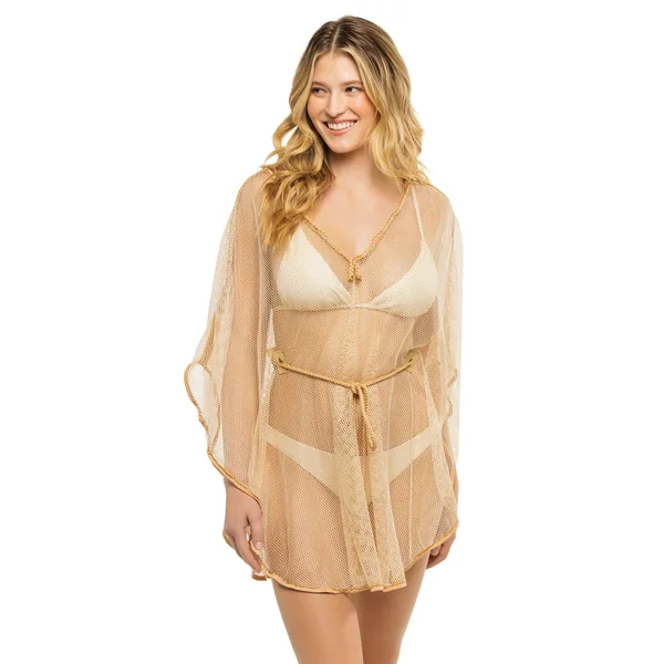 Mesh Short Caftan