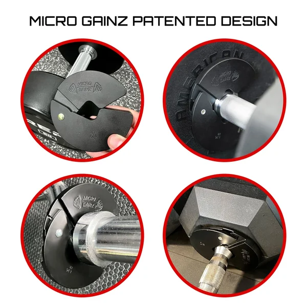 Micro Gainz 1.25 lb. Dumbbell Fractional Plates (1 Pair)