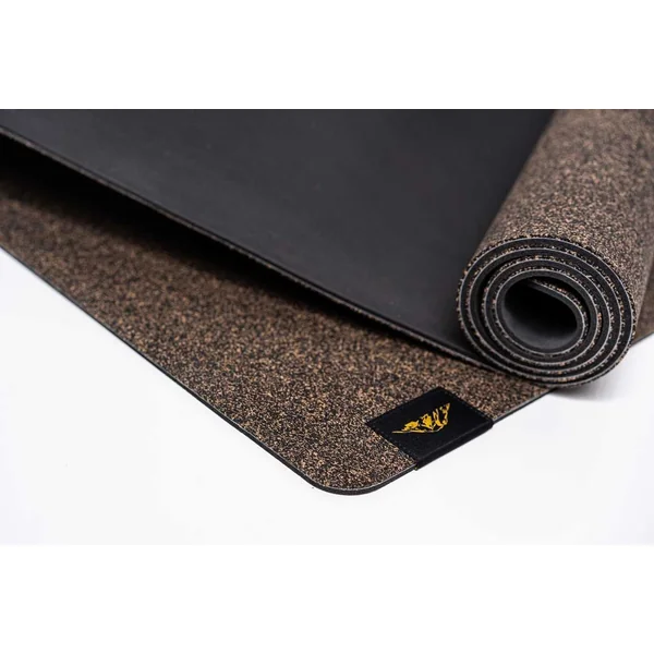 Mount Adams Granite 5mm Yoga Mats 4 Pack (72in x 24in x 1/5in) Natural Rubber & Cork