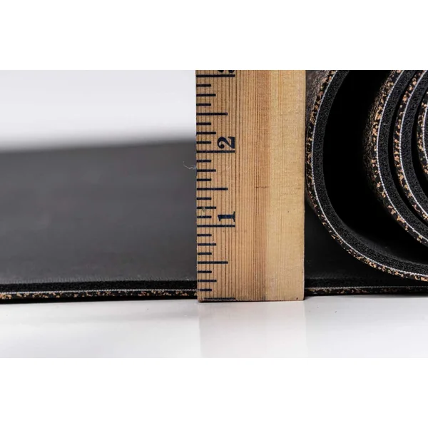 Mount Adams Granite 5mm Yoga Mats 4 Pack (72in x 24in x 1/5in) Natural Rubber & Cork