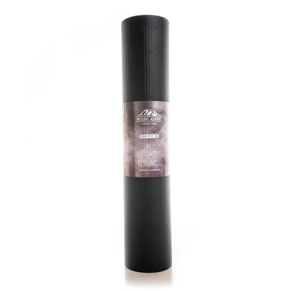 Mount Adams Pro Fit XL 6mm Yoga Mat (74in x 26in x 1/4in) Dense, Supportive, & Built to Last