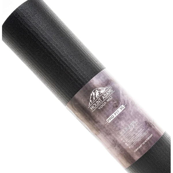 Mount Adams Pro Fit XL 6mm Yoga Mat (74in x 26in x 1/4in) Dense, Supportive, & Built to Last