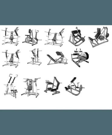 Muscle-D Leverage Plate Loaded Circuit – 13 PC