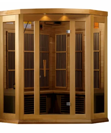 MX-K356-01 Maxxus Low EMF FAR Infrared Sauna Canadian Red Cedar