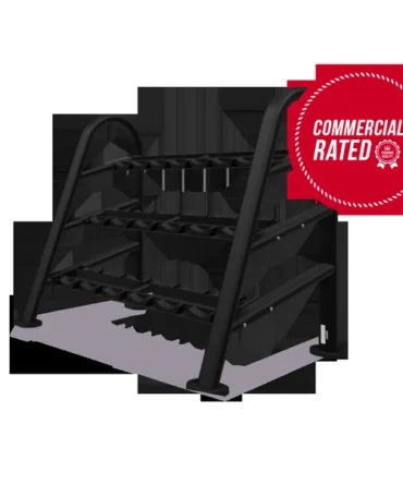 Nautilus Instinct Dumbbell Rack 10-Pair/ 3 Tier