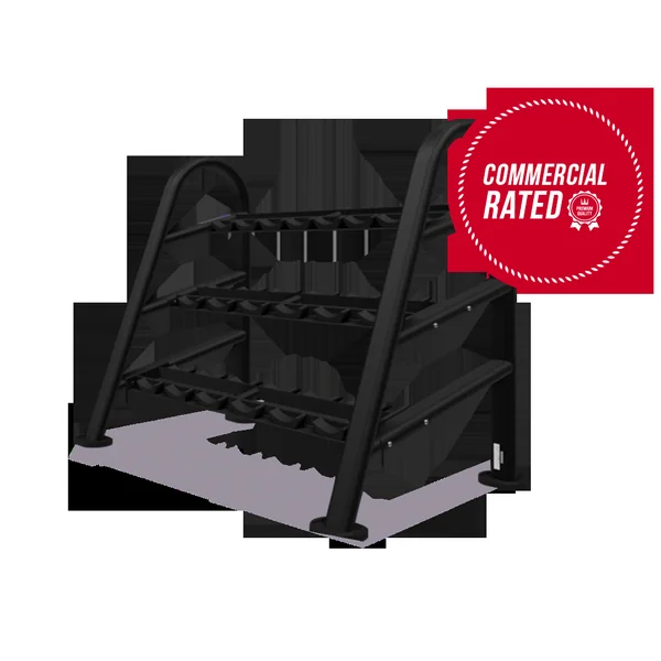 Nautilus Instinct Dumbbell Rack 10-Pair/ 3 Tier