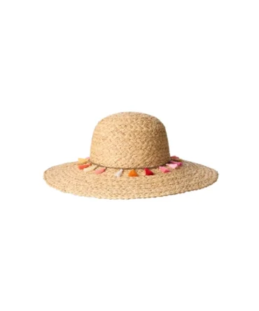 Neon Tassel Sun Hat