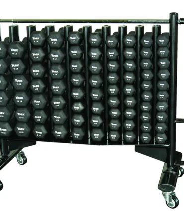 Neoprene Hexagon Fitbell Club Pack with Rack