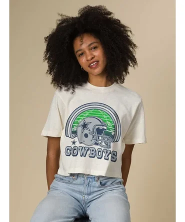 New England Patriots Game Time Crop Tee