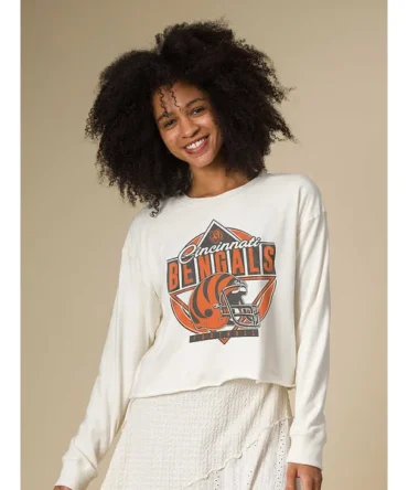 New England Patriots Helmet Crop Fleece