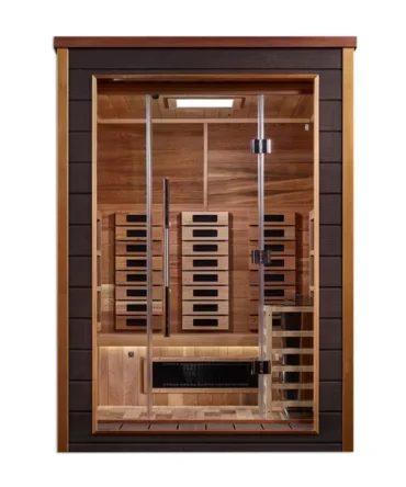 Nora 2 Person Outdoor-Indoor Hybrid Full Spectrum Sauna