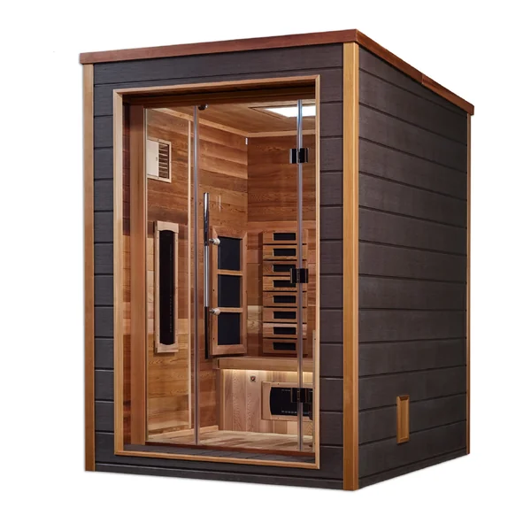 Nora 2 Person Outdoor-Indoor Hybrid Full Spectrum Sauna