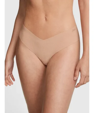 No-Show High-Leg Thong Panty