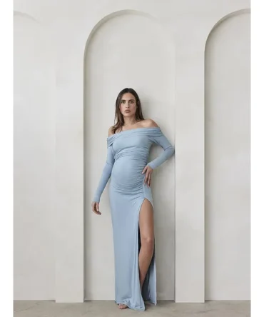 Off The Shoulder Evening Dress