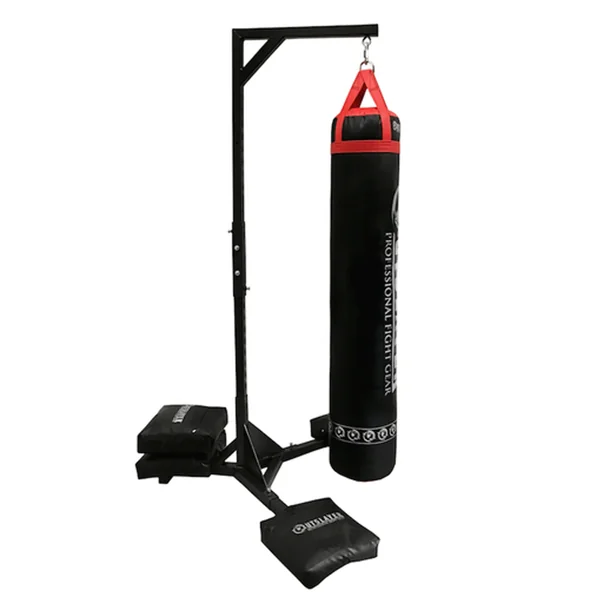Outslayer Muay Thai Bag Stand 7ft 8in tall with Filled Sand Bags